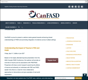 CanFASD Webinars