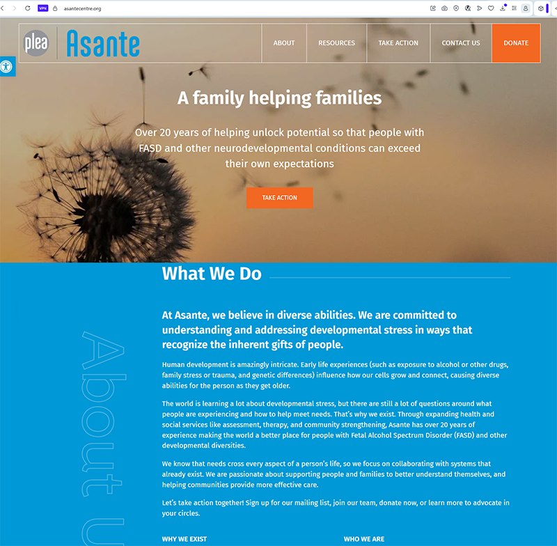 Asante Centre — FASD Diagnostic Services