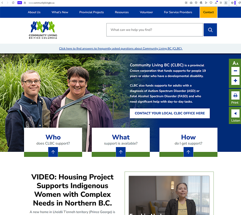 Community Living BC (CLBC)