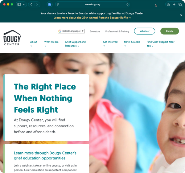 The Dougy Center – Grief Support for Children and Families