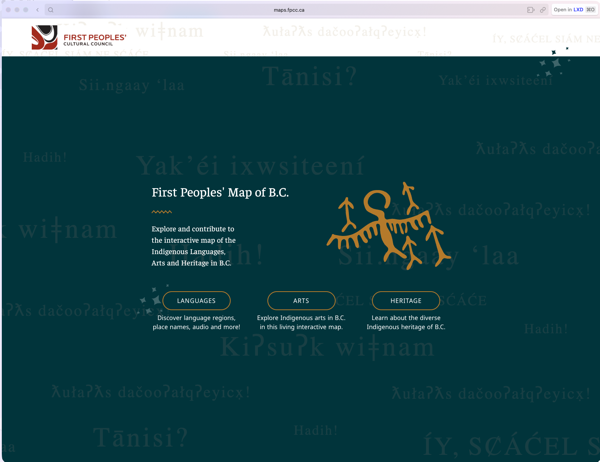 First Peoples’ Map of British Columbia — First Peoples’ Cultural Council