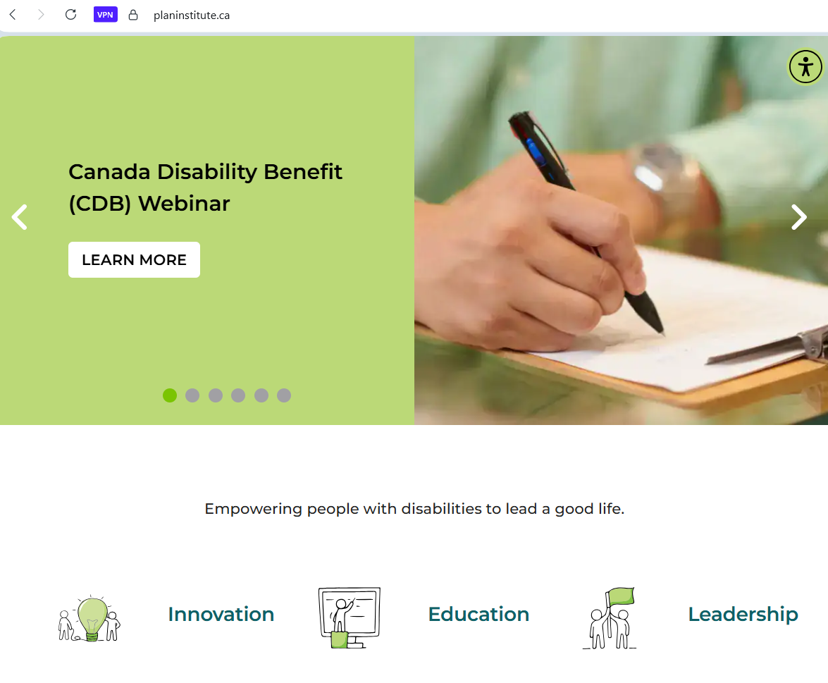 Plan Institute — Financial Planning for Disabilities