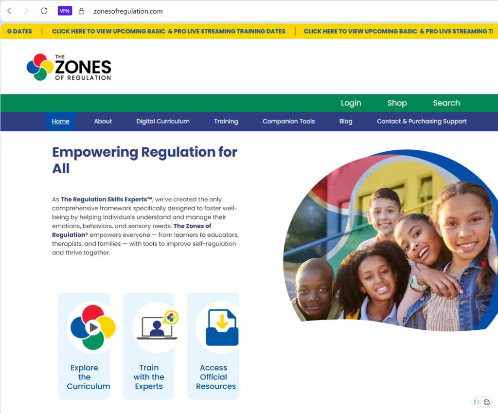 Zones of Regulation